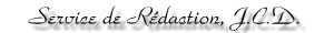 Logo Service de R&eacute;daction